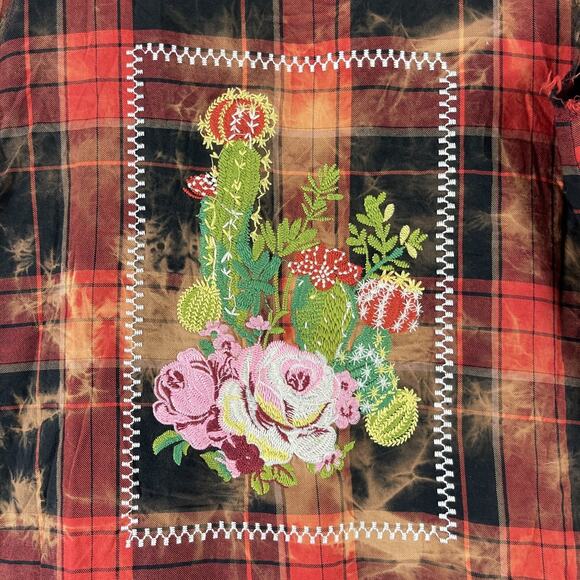 Savannah Jane Duster Vest Womens Small Embroidered Southwestern Grunge Boho NEW - Picture 12 of 15